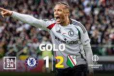 VÍDEO: Legia novamente na frente com Rúben Vinagre no lance