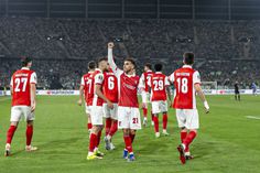 Festa do SC Braga garantido o apuramento para as meias-finais da Liga Europa - Foto: Imago