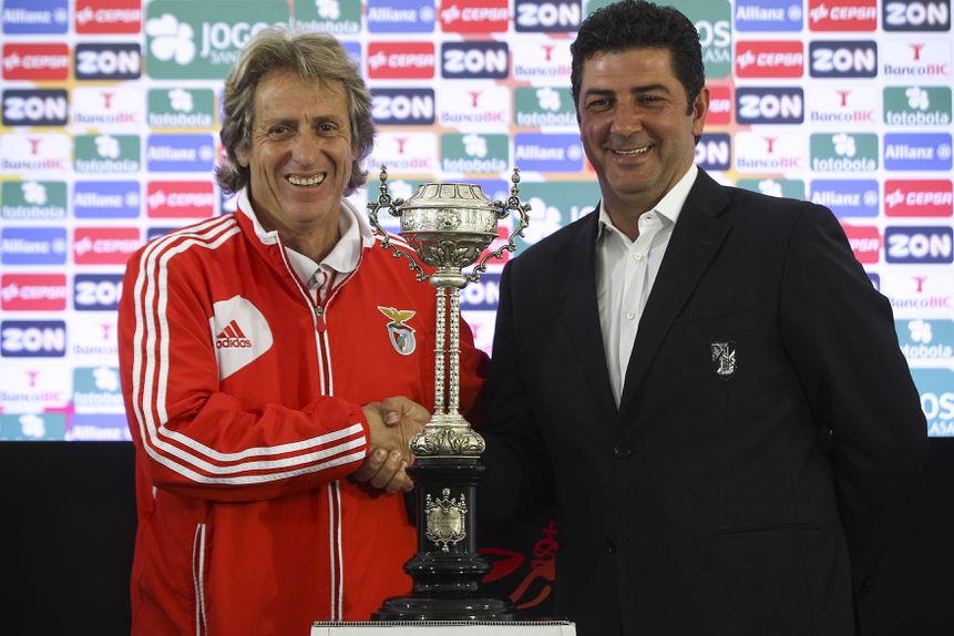 Jorge Jesus e Rui Vitória enfrentaram-se numa final da Taça de Portugal em que o Vitória de Guimarães ganhou ao Benfica - FOTO: Mário Cruz/Lusa