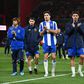 Equipa do FC Porto foi aplaudida pelos seus adeptos em Nottingham — Foto: Imago