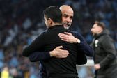 Pep Guardiola bateu Mikel Arteta na final da Taça da Liga inglesa em março