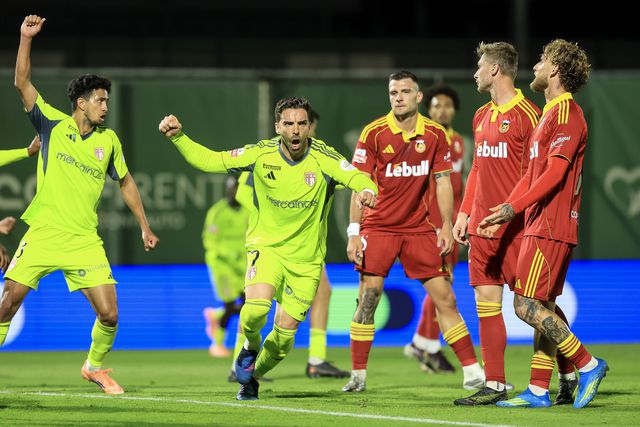 Tomané marcou o primeiro golo do Aves SAD em Vila do Conde - FOTO: José Coelho/Lusa
