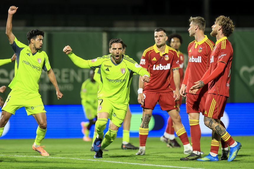 Tomané marcou o primeiro golo do Aves SAD em Vila do Conde - FOTO: José Coelho/Lusa