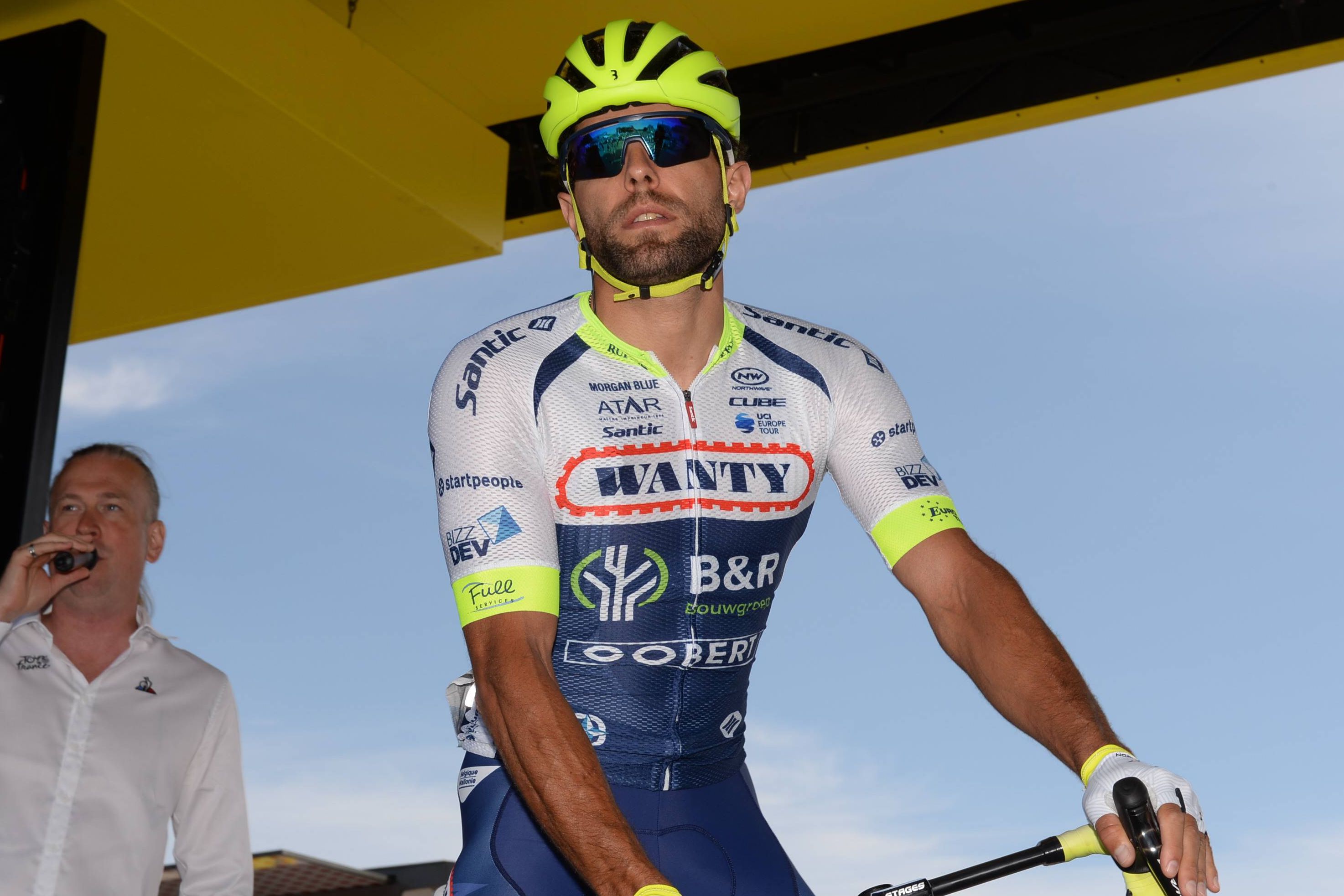 O antigo ciclista Danilo Napolitano arrisca suspensão para a vida. IMAGO