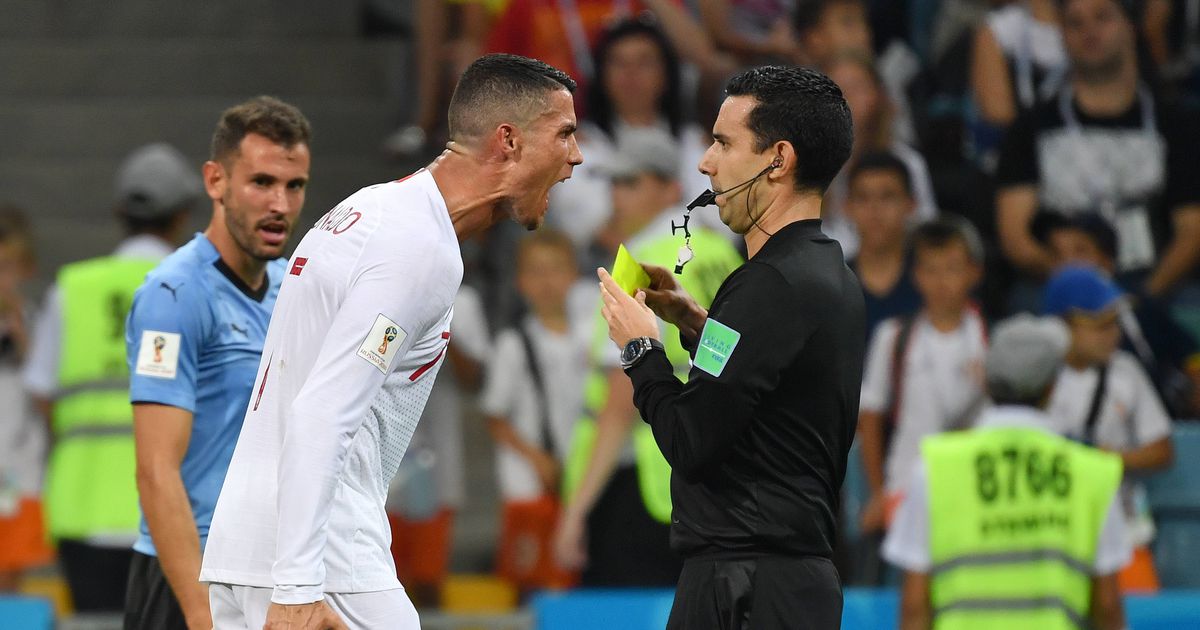Árbitro mexicano recorda momento de fúria de Ronaldo no Mundial 2018