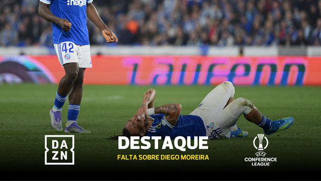 A cotovelada a Diego Moreira que João Pinheiro puniu... com amarelo