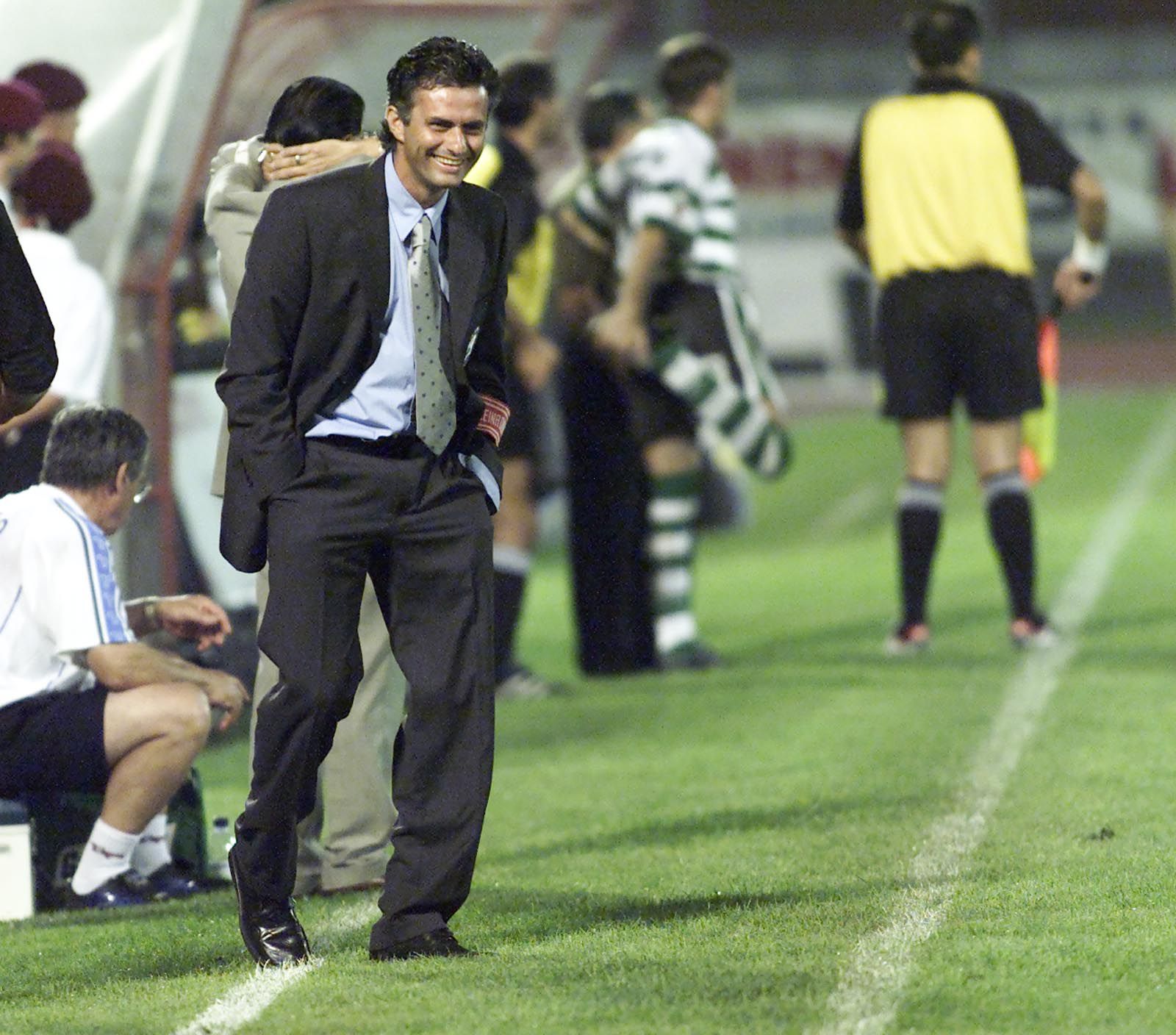 8/9/2001 - Mourinho no UD Leiria-Sporting (1-1), Liga - Foto: A BOLA/Miguel Nunes