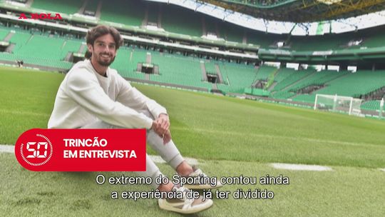 A BOLA em 59 segundos: a entrevista a Trincão e o último jogo do Benfica