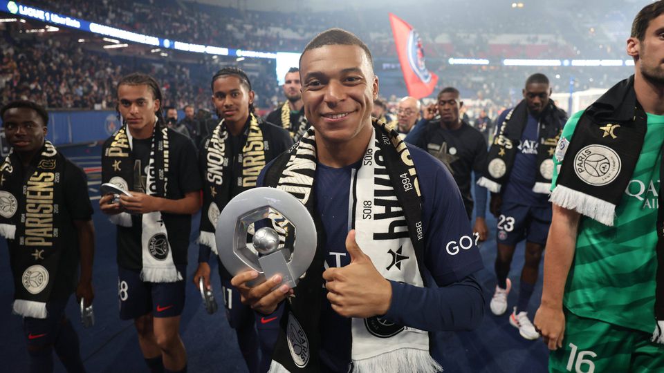 Mbappé falha último jogo da liga, mas esteve ativo em leilão do PSG