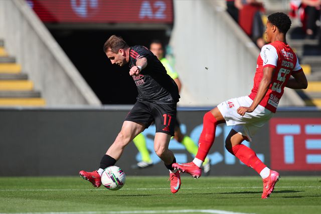 Kerem Akturkoglu em ação frente ao SC Braga