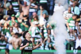 Sporting-V. Guimarães: Catamo acerta no poste direito 