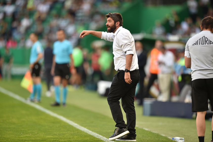 Luís Freire, treinador do Vitória de Guimarães, em Alvalade