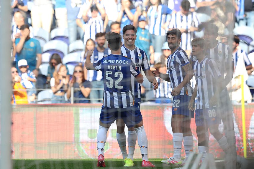 Francisco Moura abriu o marcador frente ao Nacional (FOTO: CATARINA MORAIS/KAPTA+)