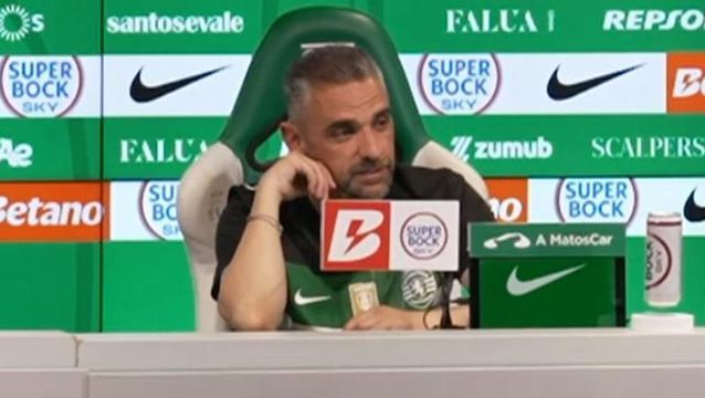 Rui Borges revela «gratidão eterna» para com plantel do Sporting