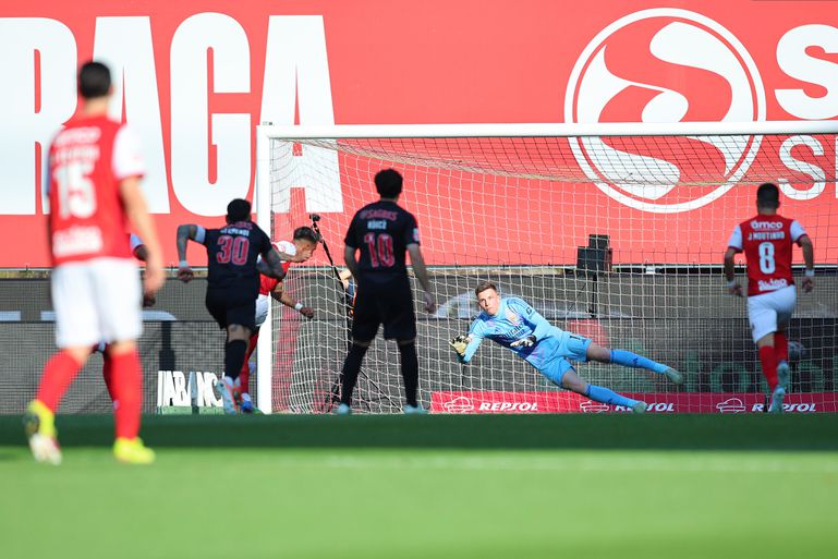 Jogo de nervos: as melhores imagens do SC Braga-Benfica