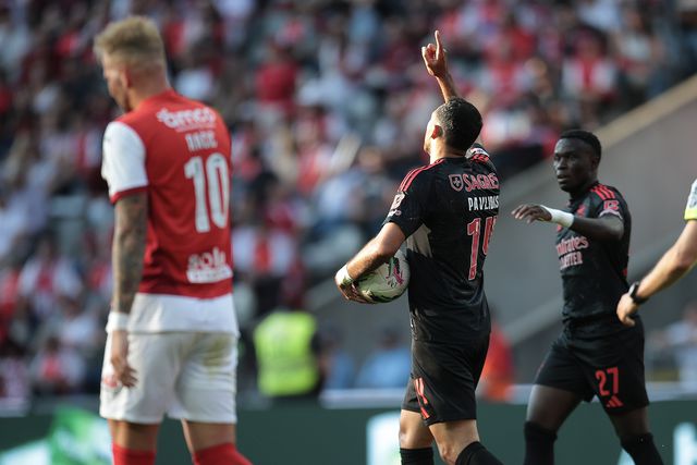 SC Braga-Benfica: águias ficam no 2.º lugar