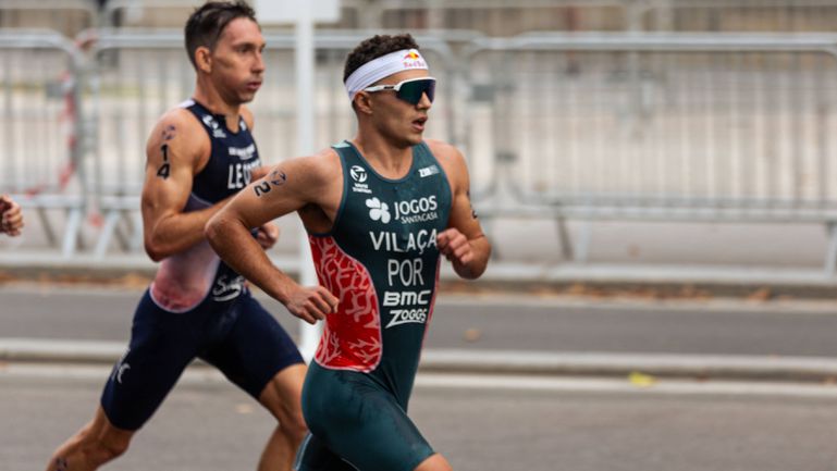 Vasco Vilaça em segundo lugar no circuito mundial de triatlo