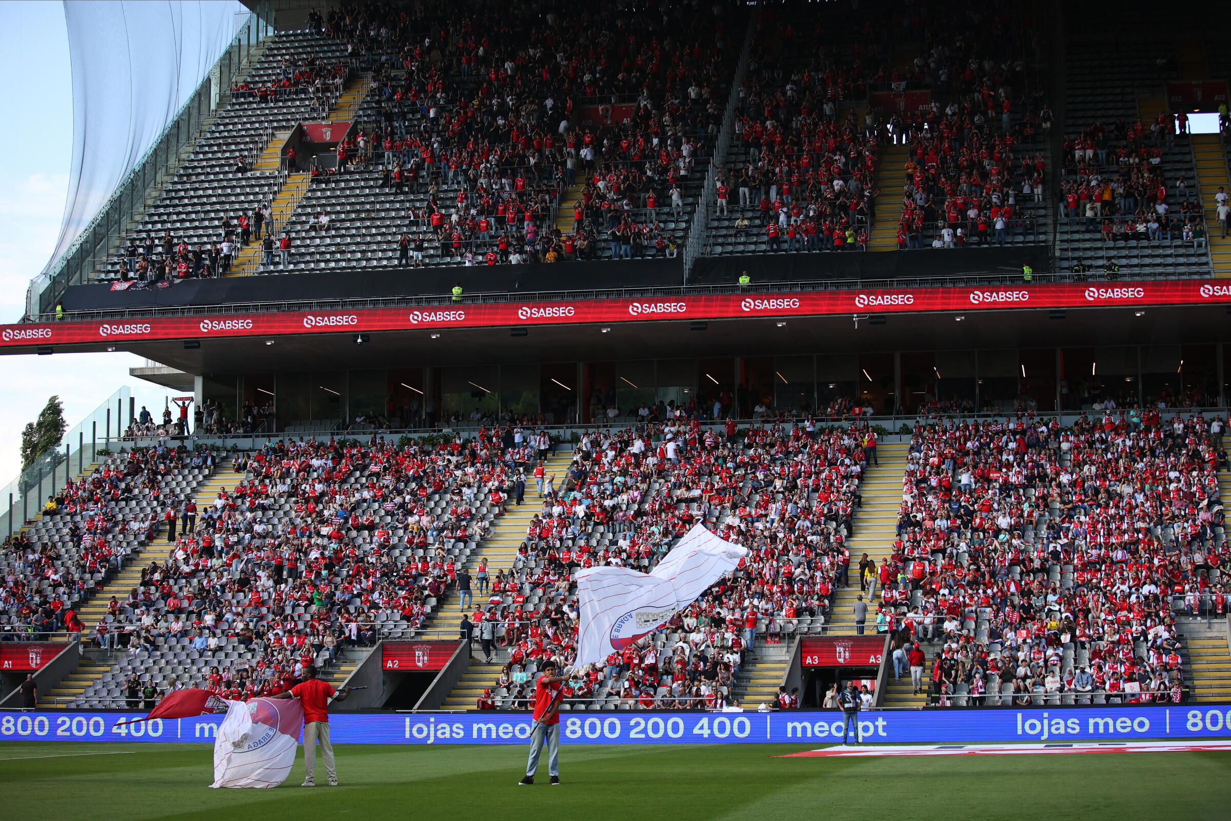 Adeptos no SC Braga-Benfica