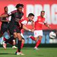SC Braga-Benfica: Leandro Barreiro e João Moutinho. Foto Kapta +