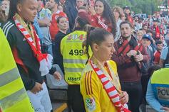 Jogadoras do Benfica fazem a festa com a Taça de Portugal