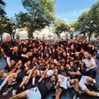 Jogadores do Académico de Viseu a festejar a subida - Foto: Ac. Viseu