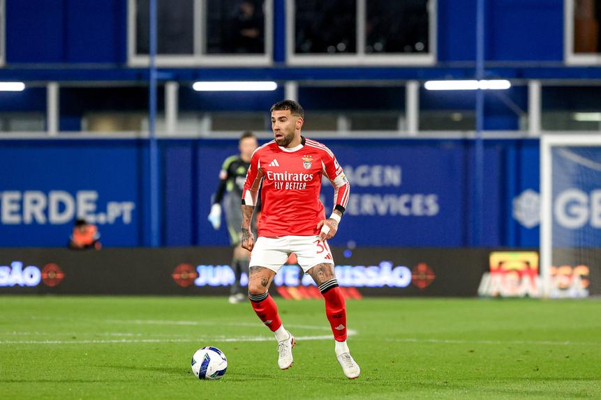 Último jogo de Otamendi no Benfica: vitória por 3-1 em casa do Estoril (IMAGO)