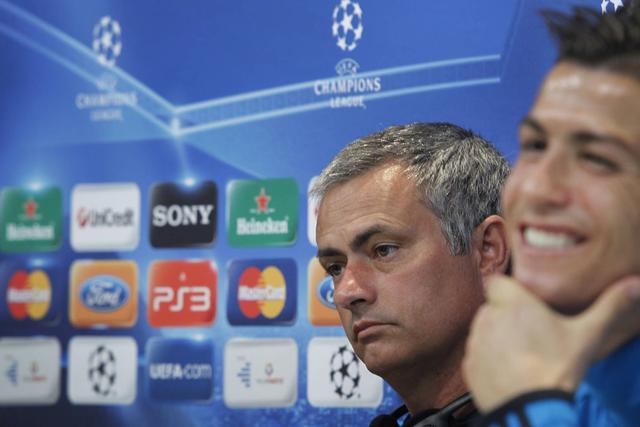 José Mourinho e Cristiano Ronaldo em 2012 (IMAGO)