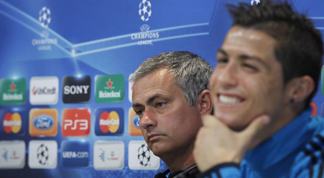 José Mourinho e Cristiano Ronaldo em 2012 (IMAGO)