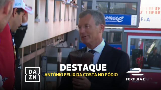 António Félix da Costa festeja o pódio no Mónaco