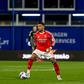 Nicolás Otamendi, capitão do Benfica no Estoril