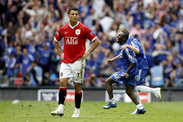 Manchester United perdeu a final da FA Cup em 2007 frente ao Chelsea (0-1, após prolongamento) - Foto: Imago