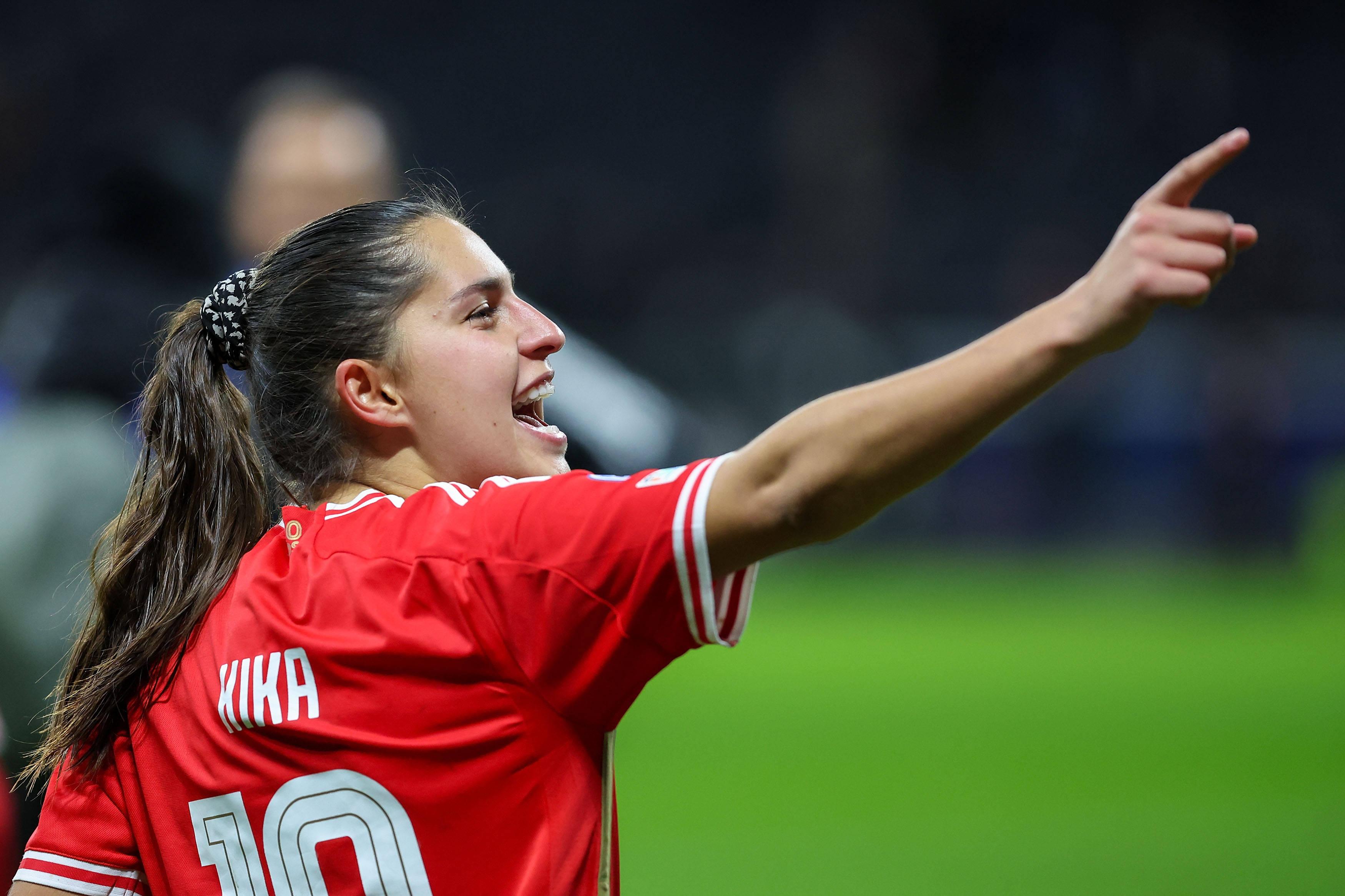 Kika Nazareth, quando jogava no Benfica - Foto: IMAGO