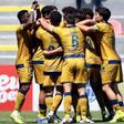 Jogadores do Felgueiras festejaram bastante os golos