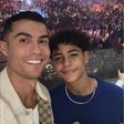 À distância, Ronaldo dá os parabéns ao filho