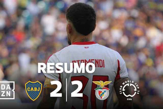 VÍDEO: o resumo do 2-2 no 'rasgadinho' Boca Juniors-Benfica