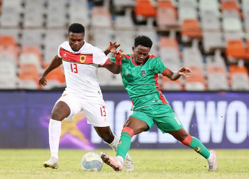Lateral-esquerdo do emblema famalicense esteve em grande destaque ao serviço da seleção de Angola (Foto: FAF)