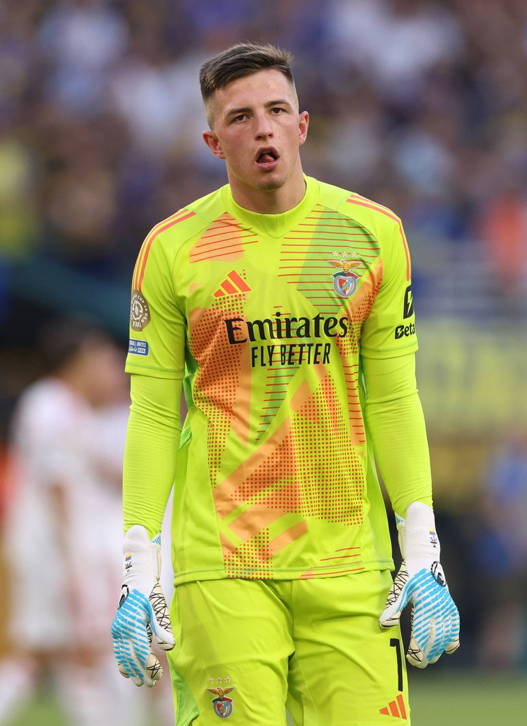 Trubin no jogo com o Boca Juniors