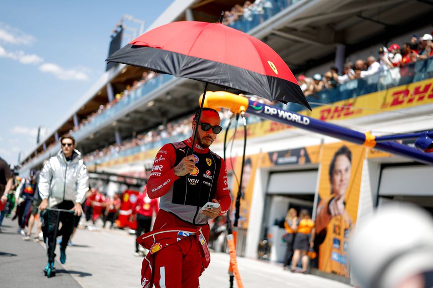 Lewis Hamilton começou esta época na Ferrari