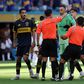 César Ramos afasta Marchesín no jogo entre Benfica e Boca Juniors