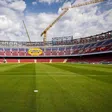 Camp Nou com relva provisória (Foto FC Barcelona)
