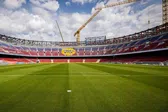 Camp Nou com relva provisória (Foto FC Barcelona)