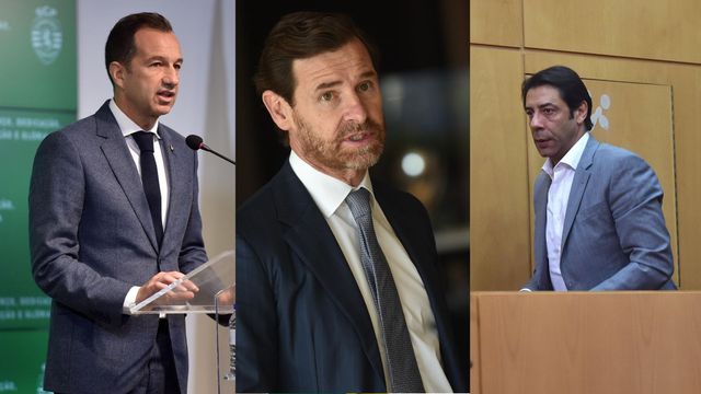 Frederico Varandas, André Villas-Boas e Rui Costa (fotos: Miguel Nunes)