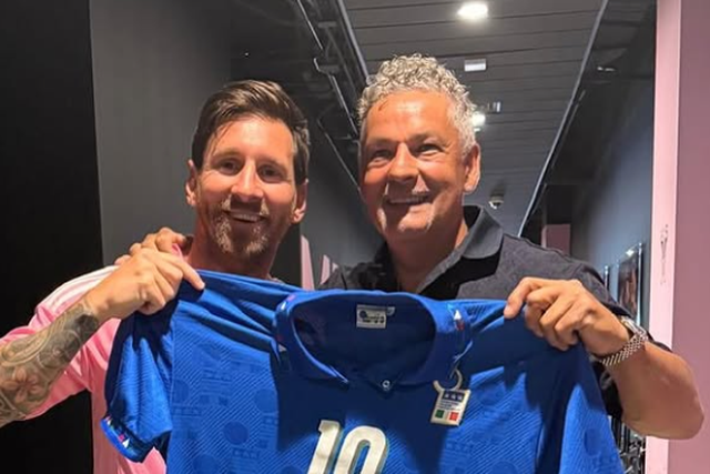 Lionel Messi e Roberto Baggio