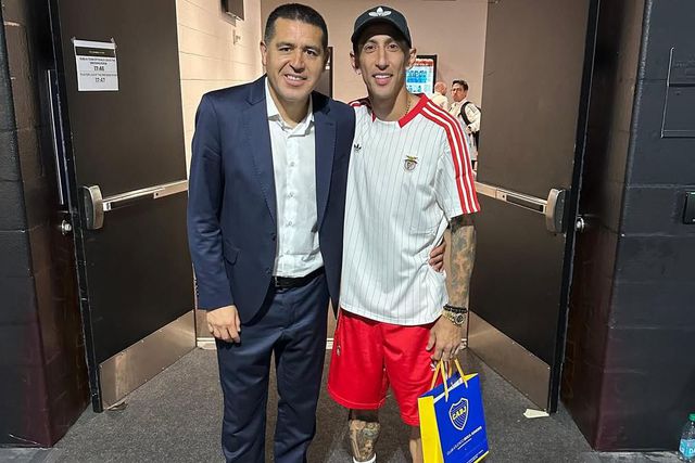 Riquelme com Di María