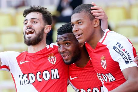Bernardo Silva, Lemar e Mbappé no Mónaco (IMAGO)