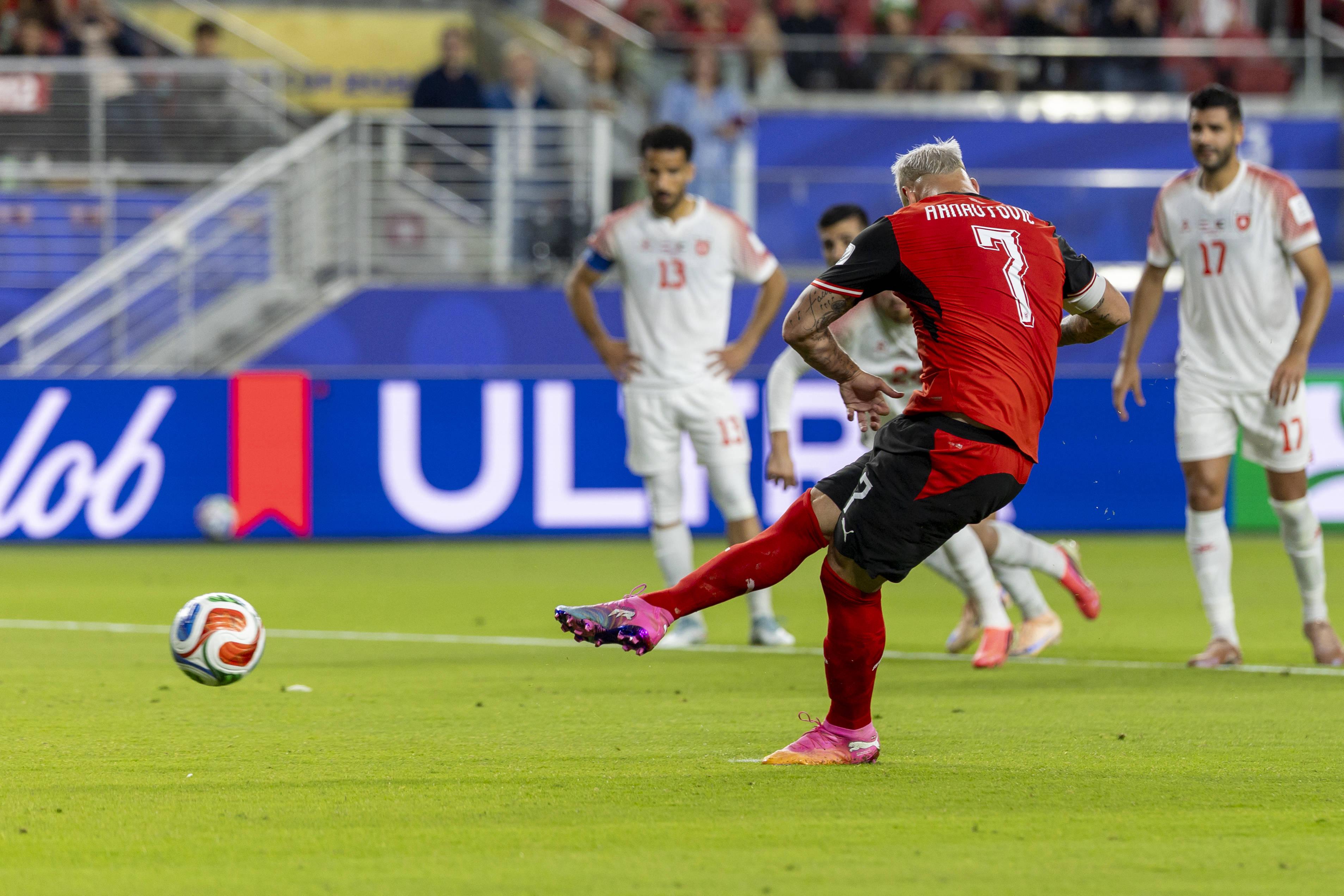Marko Arnautovic, avançado, Áustria, 37 anos, 1 mês e 29 dias. Mundial 2026, Áustria, 3-Jordânia, 1. Foto IMAGO