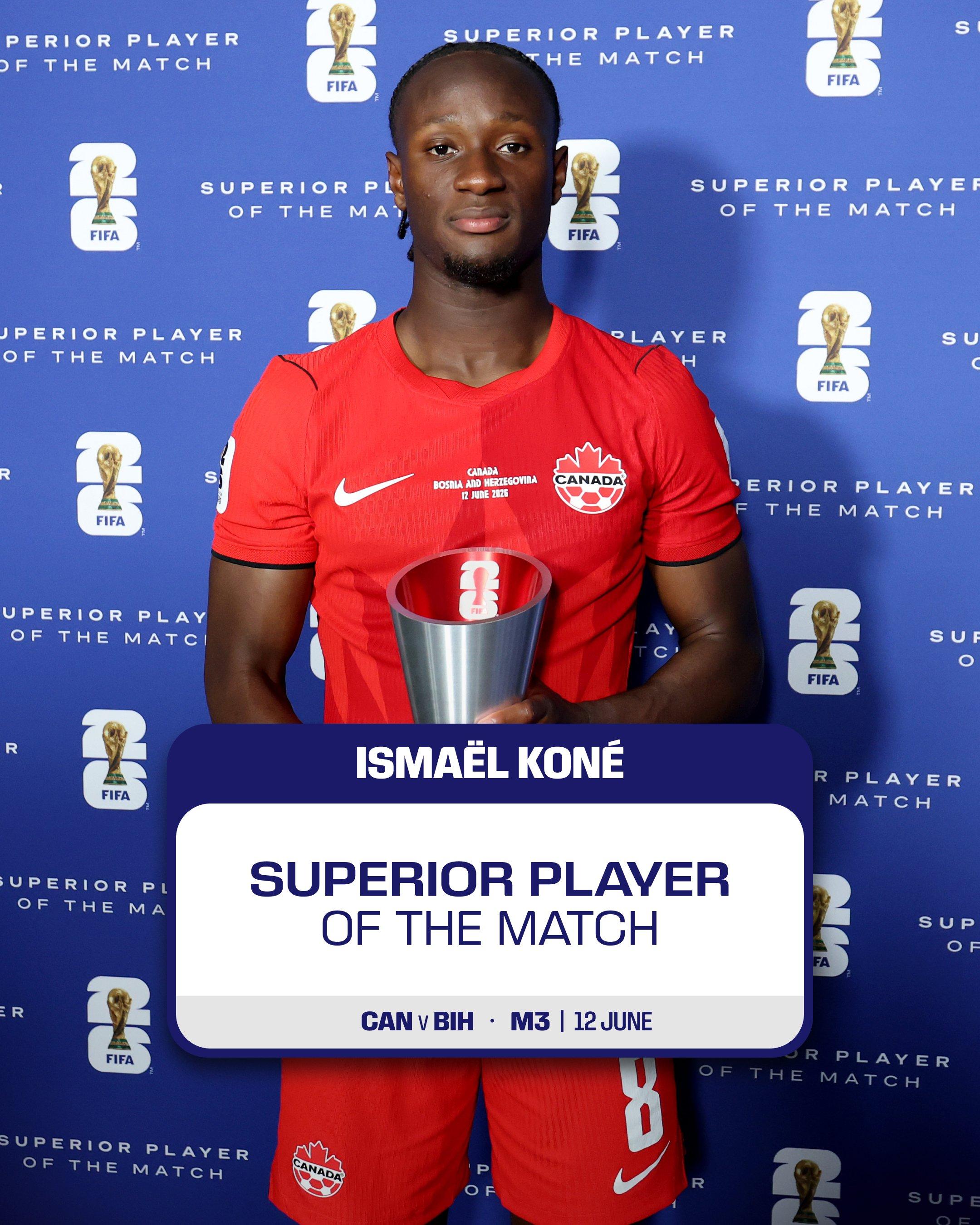 Canadá-Bósnia e Herzegovina: Ismael Koné