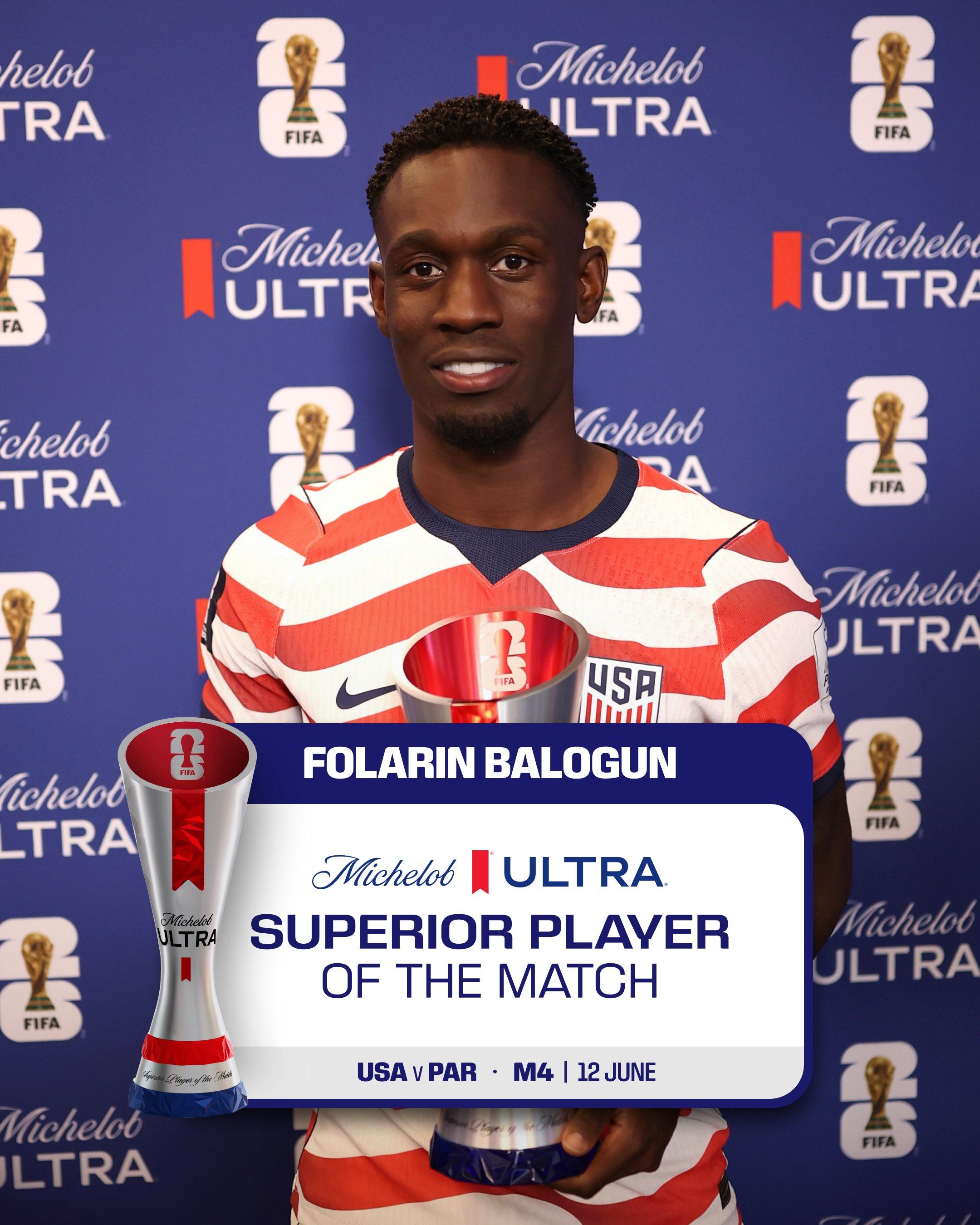 Estados Unidos-Paraguai: Folarin Balogun