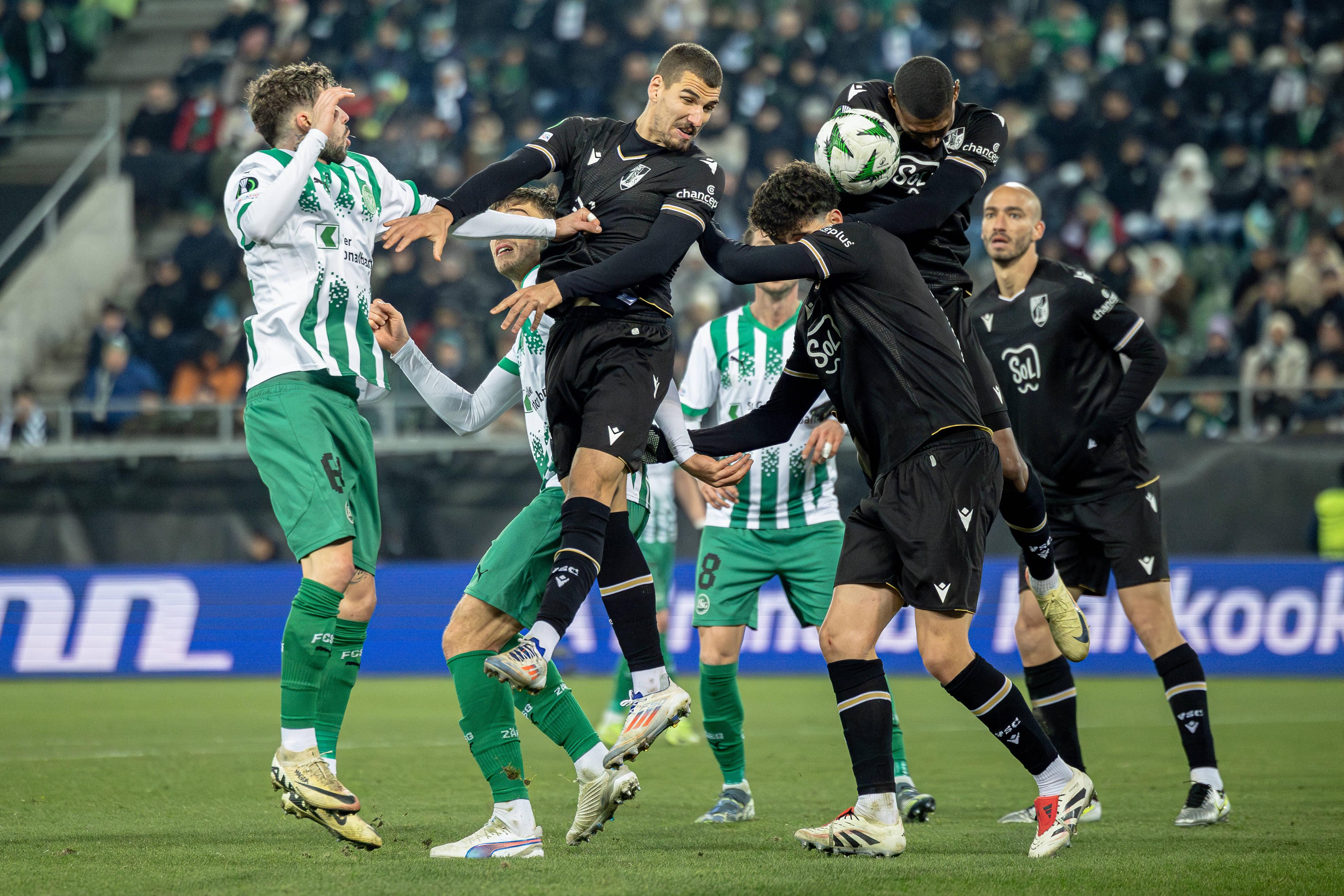 Jogo da Liga Conferência entre o St. Gallen e o V. Guimarães, em 2024 (Foto: Imago)