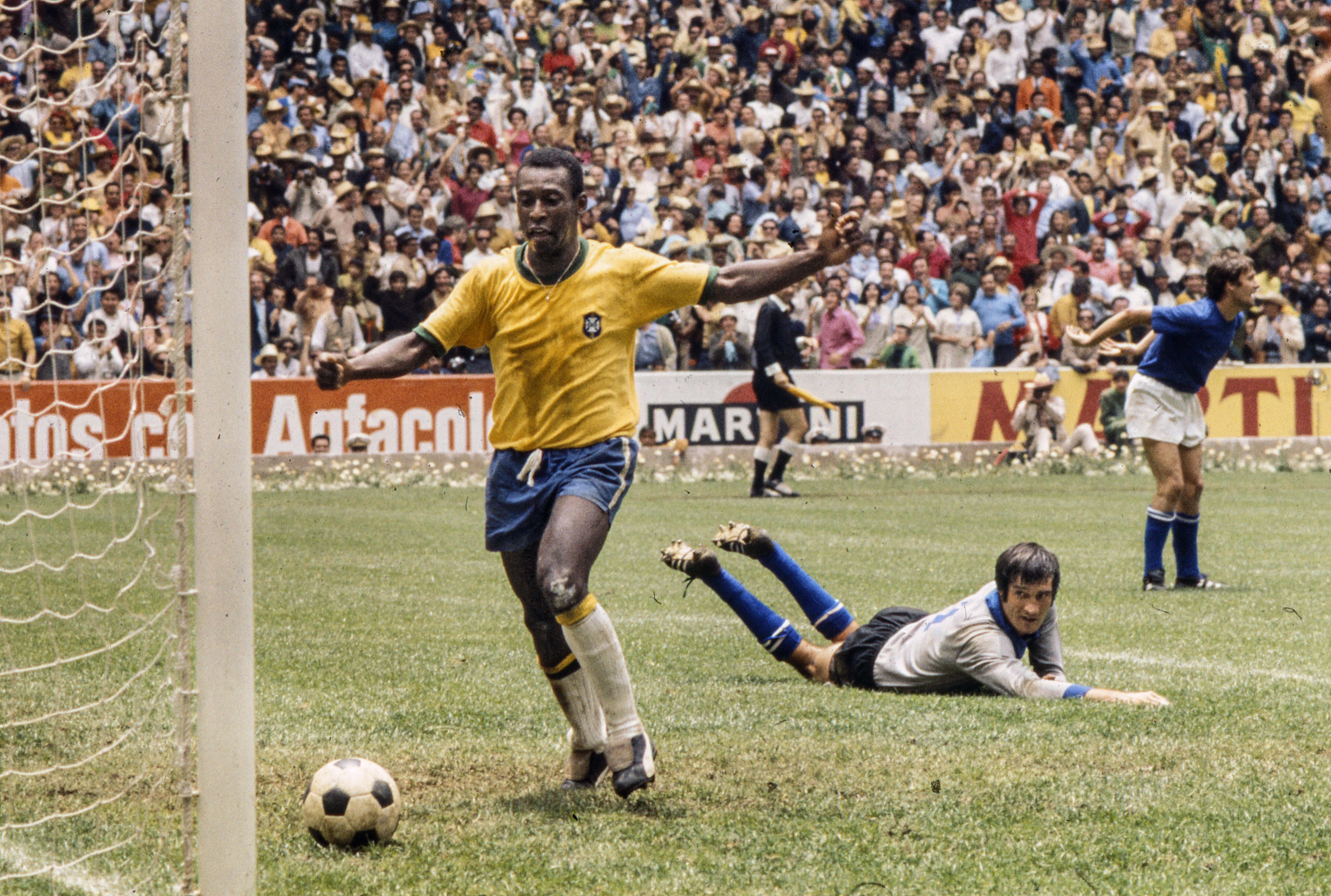 Pelé, Brasil: 12 golos em 14 jogos. Foto IMAGO